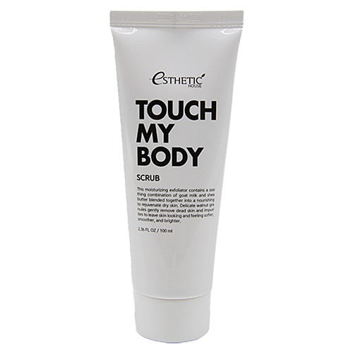 Esthetic House Скраб Touch My Body Goat Milk Body Scrub для Тела с Козьим Молоком, 100 мл
