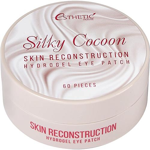 Esthetic House Патчи Silky Cocoon Hydrogel Eye Patch Гидрогелевые с Шелком, 60 шт