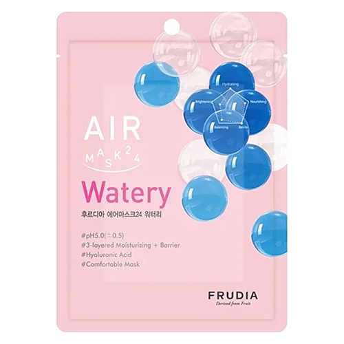 Frudia Маска Air Mask 24 Watery Тканевая Воздушная для Увлажнения, 25 мл