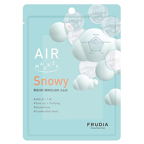 Frudia Маска Air Mask 24 Snowy для Лица Обновляющая Кремовая, 25 мл