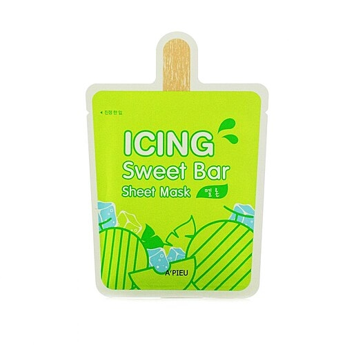 A'Pieu Маска Icing - Sweet Bar Sheet Mask Melon Тканевая с Экстрактом Дыни, 21г