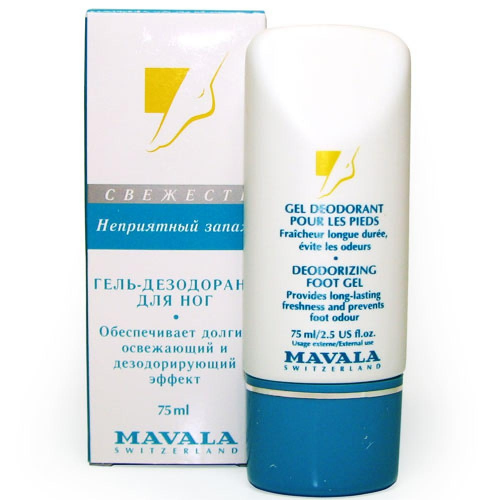 Mavala Гель Deodorizing Foot Gel Дезодорирующий для Ног, 75 мл