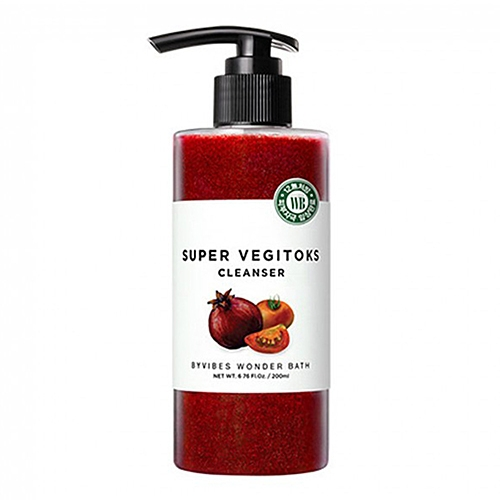 Wonder Bath Детокс-Гель Super Vegitoks Cleanser Red для Умывания Универсальный, 300 мл