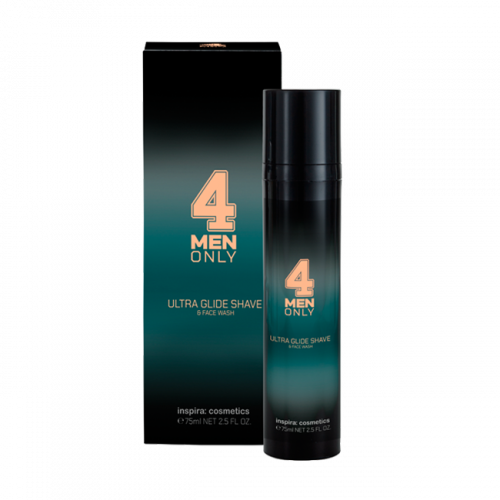 JANSSEN COSMETICS Гель-Крем Ultra Glide Shave & Face Wash 4 Men Only Ультрамягкий для Умывания и Бритья, 75 мл