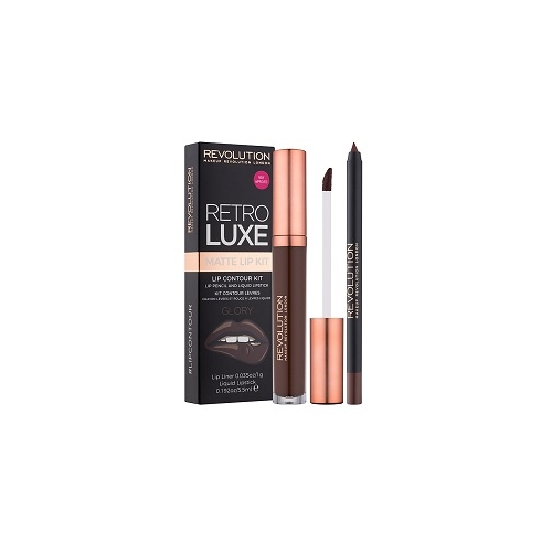 Makeup Revolution Набор для Макияжа Губ Retro Luxe Kits Matte Glory