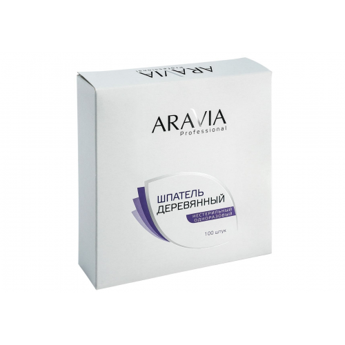 ARAVIA Шпатели Aravia Professional Деревянные Одноразовые, 100 шт