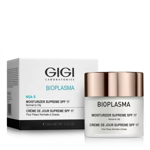 GIGI Крем BP Moist Supreme SPF 17 Увлажняющий для Нормальной и Жирной Кожи с Spf 17, 50 мл