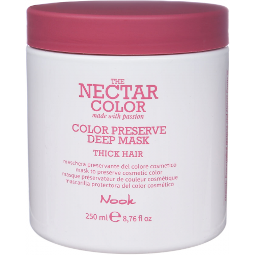 Nook Маска Color Preserve Deep Mask / Thick Hair to Preserve Cosmetic Color для Ухода за Плотными и Жёсткими Окрашенными Волосами, 250 мл