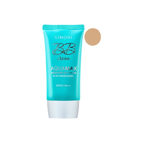 Limoni ББ-Крем Aquamax Moisture BB Cream №2 SPF25/PA++ Увлажняющий для Лица тон 2, 40 мл