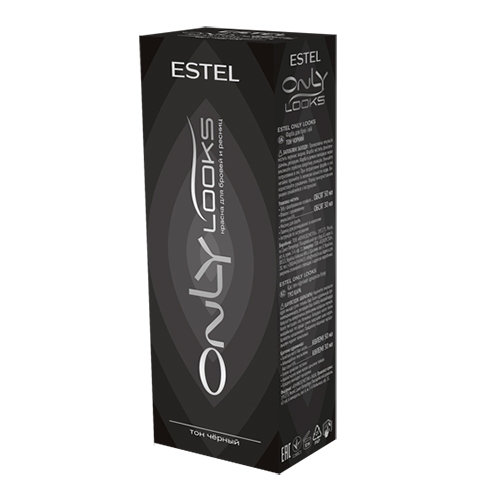 ESTEL Краска Only Looks для Бровей и Ресниц Черный, 50/30 мл