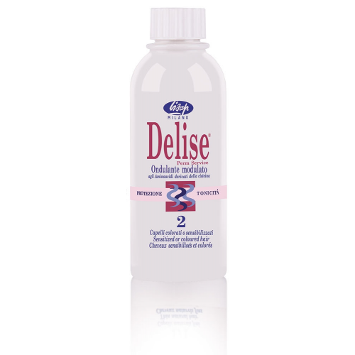 Lisap Лосьон Delise 2 Wave Lotion for Coloured or Sensitive Hair для Химической Завивки - для Окрашенных Волос, 250 мл