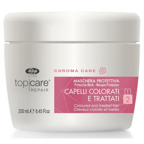 Lisap Маска Top Care Repair Chroma Care Protective Mask Защитная для Окрашенных, Поврежденных Волос, 250 мл