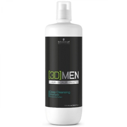 Schwarzkopf Шампунь 3D MEN для глубокого очищения волос, 1000 мл