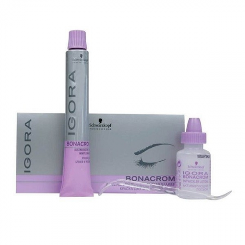 Schwarzkopf Краска Igora Bonacrom для Бровей и Ресниц Коричневый, 15 мл