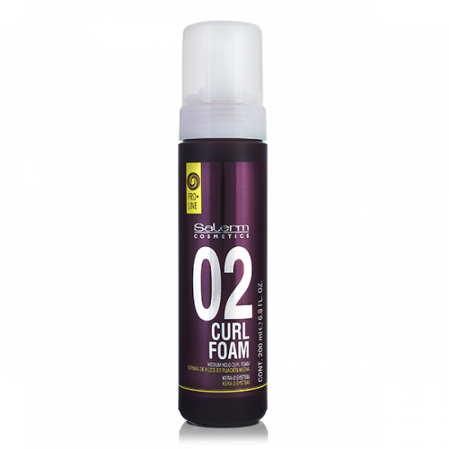 Salerm Cosmetics Пенка Curl Foam для Создания Кудрей Средней Фиксации, 200 мл