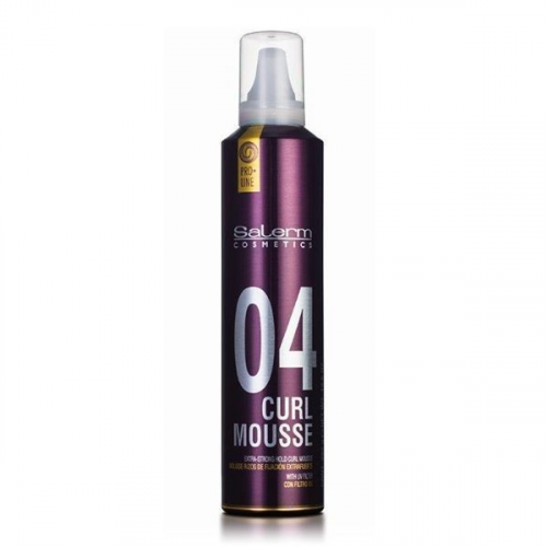 Salerm Cosmetics Мусс Curl Mousse для Кудрявых Волос Экстрасильной Фиксации, 300 мл