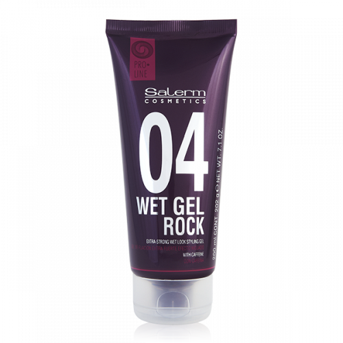 Salerm Cosmetics Гель Wet Gel + Rock Моделирующий Сильной Фиксации, 200 мл