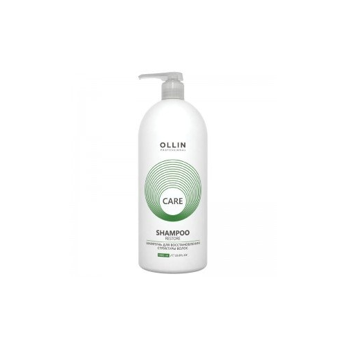 OLLIN PROFESSIONAL Шампунь Restore Shampoo для Восстановления Структуры Волос, 1000 мл