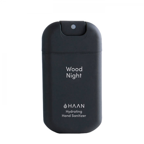 HAAN Спрей Hand Sanitizer Wood Night Очищающий и Увлажняющий для Рук Древесный Акцент, 30 мл