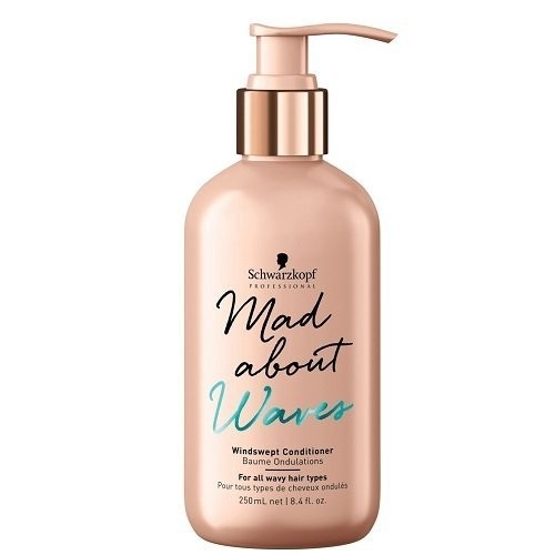 Schwarzkopf Кондиционер Mad About Waves для Нормальных и Жестких Волос, 250 мл
