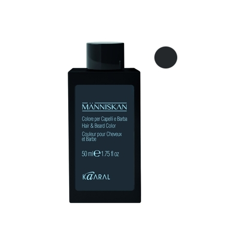 Kaaral Набор Manniskan Hair & Beard Color 2/3 Brown/Dark Brown для Окрашивания Волос и Бороды Коричневый/ Темно-Коричневый, 3*50 мл+150 мл