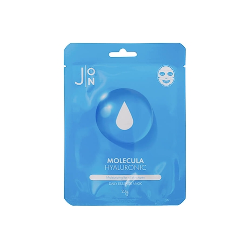 J:ON Набор Molecula Hyaluronic Daily Essence Mask Тканевых Масок для Лица с Гиалуроновой Кислотой, 23 мл*10 шт