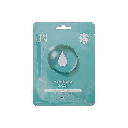 J:ON Набор Molecula Snail Daily Essence Mask Тканевых Масок для Лица с Муцином Улитки, 23 мл*10 шт