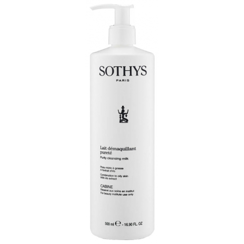 Sothys Молочко Purity Cleansing Milk Очищающее для Жирной Кожи с Экстрактом Ириса, 500 мл
