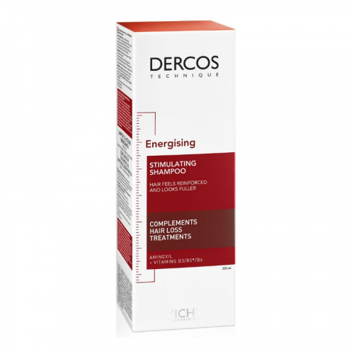 VICHY Шампунь Dercos Тонизирующий с Аминексилом, 200 мл