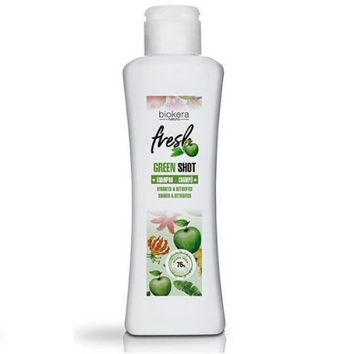 Salerm Cosmetics Шампунь Biokera Natura Fresh Green Shot для Волос, 300 мл