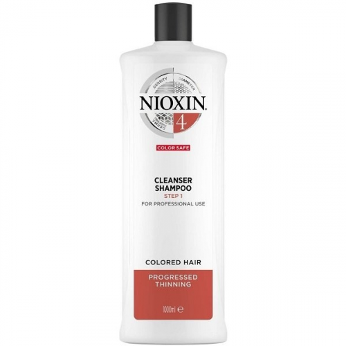 NIOXIN Шампунь Cleanser System 4 Очищающий Система 4, 1000 мл