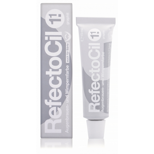 Refectocil Краска Eyelash & Eyebrow Color Графит для Бровей и Ресниц № 1.1 Темно-Серая, 15 мл