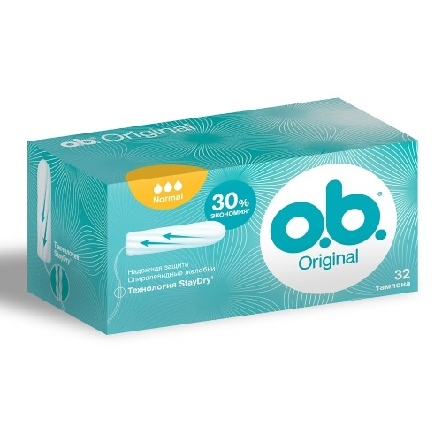 o.b. Тампоны Original Нормал, 32 шт