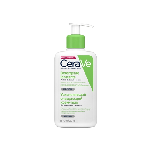 CeraVe Крем-Гель Creame для Нормальной и Сухой Кожи Лица и Тела, 473 мл