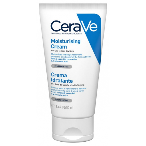 CeraVe Крем Moisturising Cream Увлажняющий для Сухой Кожи Лица и Тела, 50 мл