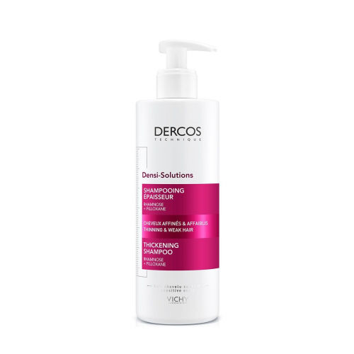 VICHY Шампунь Dercos Densi-Solutions Уплотняющий для Истонченных и Ослабленных Волос, 400 мл