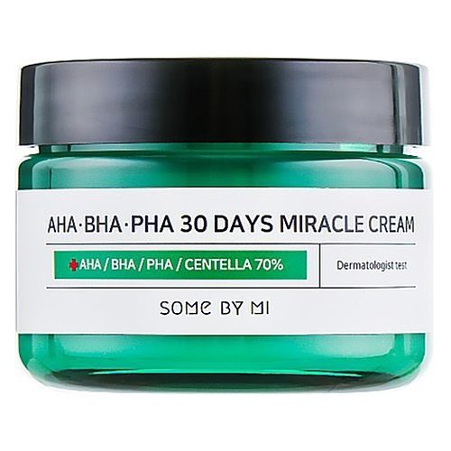 Some By Mi Крем AHA-BHA-PHA 30Days Miracle Cream с 3 Видами Кислот и Центеллой, 60г