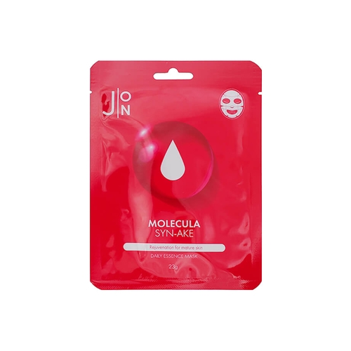 J:ON Набор Molecula SYN-AKE Daily Essence Mask Тканевых Масок для Лица на Основе Пептида Змеиного Яда, 23 мл*10 шт