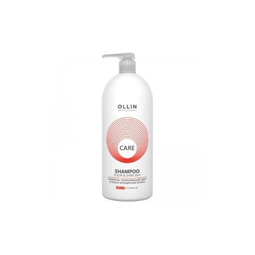 OLLIN PROFESSIONAL Шампунь Color&Shine Save Shampoo Сохраняющий Цвет и Блеск Окрашенных Волос, 1000 мл