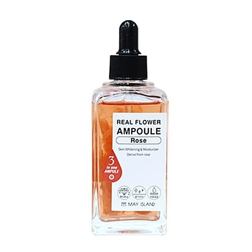 May Island Сыворотка Real Flower Ampoule Осветляющая с Лепестками Розы, 100 мл