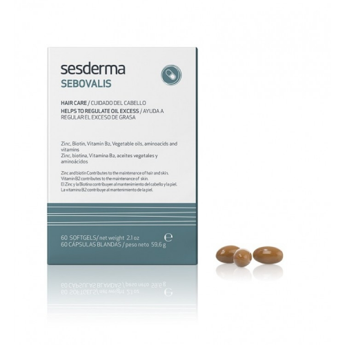 Sesderma БАД Sebovalis Food Supplement к Пище Себовалис, 60 капсул