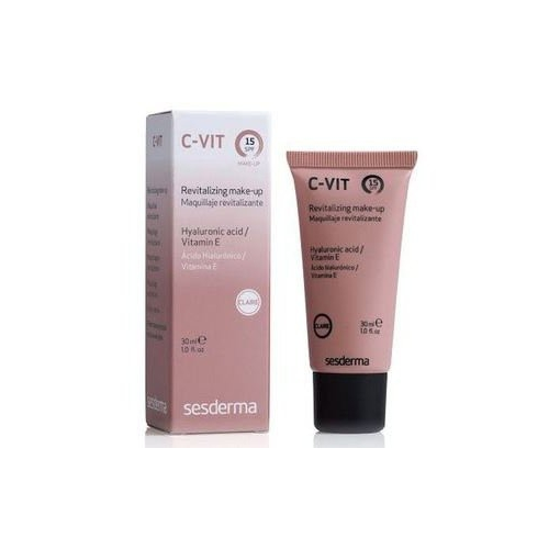 Sesderma Крем C-Vit Revitalizing Make Up SPF 15 Dore Ревитализирующий Тональный Темный Тон, 30 мл