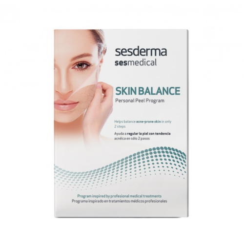 Sesderma Программа Sesmedical Skin Balance Personal Peel Program для Кожи, склонной к Акне, 4 салф.+15 мл