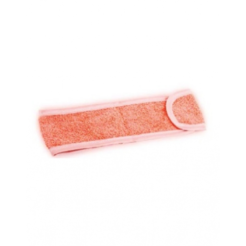 IGRObeauty Повязка Махровая для Волос, на Липучке, Цвет - Персиковый, 1 шт