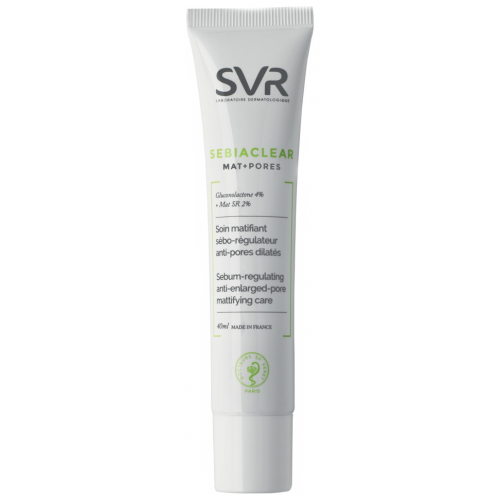 SVR Гель-Уход Sebiaclear Mat + Pores, 40 мл