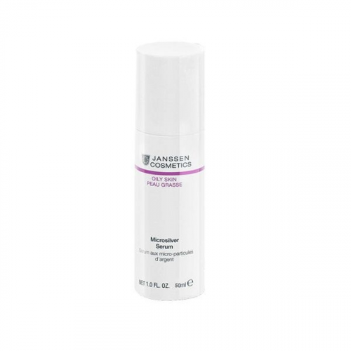 JANSSEN COSMETICS Сыворотка Microsilver Serum с Антибактериальным Действием для Жирной, Воспаленной Кожи, 50 мл