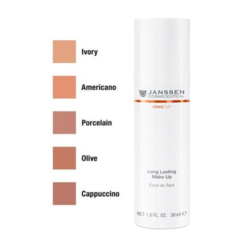 JANSSEN COSMETICS Крем Perfect Radiance Make-up с Spf-15 Стойкий Тональный Олива, 30 мл