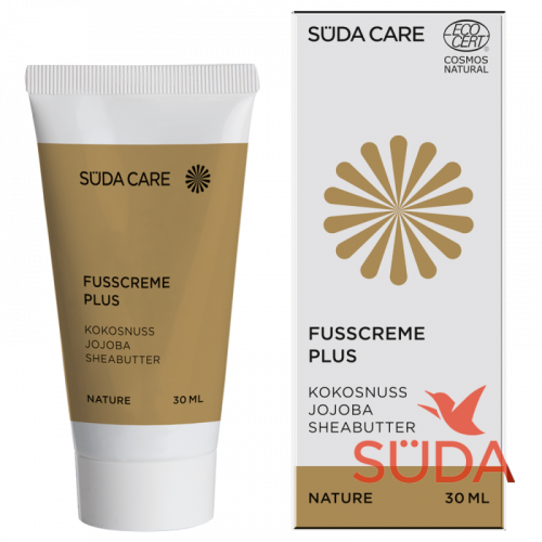 SUDA Крем Fußcreme Plus Защитный для Ног с Экстрактом Куркумы и Маслом Клюквы, 30 мл