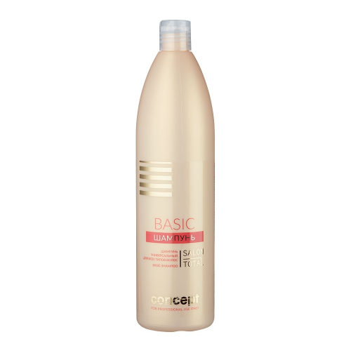 Concept Шампунь Basic Shampoo Универсальный для всех Типов Волос, 1000 мл