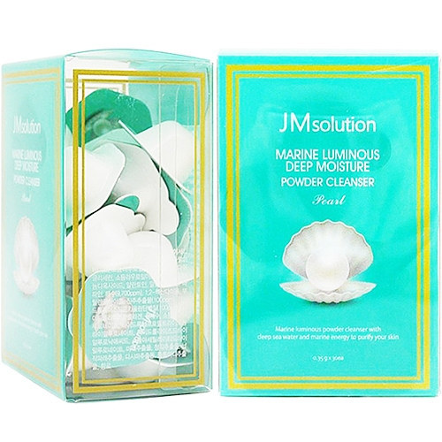 Jmsolution Пудра Marine luminous Deep Moisture Powder Cleanser Pearl Энзимная с Жемчугом, 30*0,35г